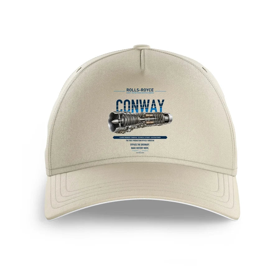 CONWAY design on beige printed hat