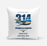 Thumbnail for Boeing 314 Clipper design on white pillow
