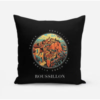 Thumbnail for ROUSSILLON - Badge - Pillow - Black