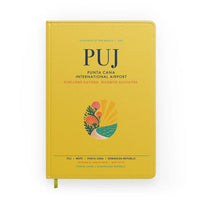 Thumbnail for Punta Cana International Airport (PUJ) design on yellow notebook