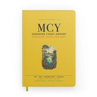 Thumbnail for Sunshine Coast Airport (MCY) design on yellow notebook