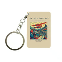 Thumbnail for VINTAGE G4415 - The Gold Assay Run - Designed Key Chain design on beige