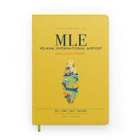 Thumbnail for Velana International Airport Malé (MLE) design on yellow notebook