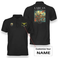 Thumbnail for LABUAN - Poster - Double-Side Polo - Black + Name