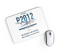 Thumbnail for Tecnam P2012 Traveller design on white rectangle mouse pad