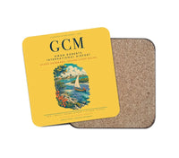 Thumbnail for Owen Roberts International Airport (GCM) design on yellow 1 piece coaster