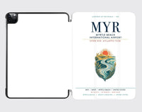 Thumbnail for Myrtle Beach International Airport (MYR) design on white ipad tablet case