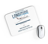 Thumbnail for Cessna Citation Longitude design on white rectangle mouse pad