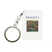 Thumbnail for PRISTINA - Poster - Key Chain - White