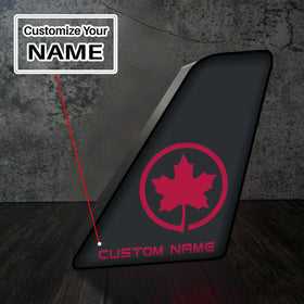 Air Canada Led Aircraft Tail & 3D Lamp