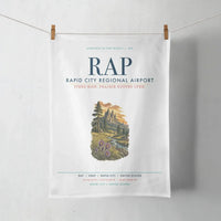 Thumbnail for Rapid City Regional Airport (RAP) design on white towel