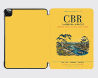 Thumbnail for Canberra Airport (CBR) design on yellow ipad tablet case