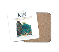 Thumbnail for Norman Manley International Airport (KIN) design on white 1 piece coaster
