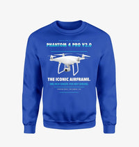 Thumbnail for DJI Phantom 4 Pro V2.0 design on blue sweatshirt
