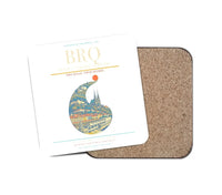 Thumbnail for Brno - Turany Airport BRQ Coaster 1-Piece - White