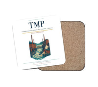 Thumbnail for Tampere-Pirkkala Airport (TMP) design on white 1 piece coaster