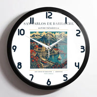 Thumbnail for SAN CARLOS DE BARILOCHE - Poster - Wall Clock Framed - White