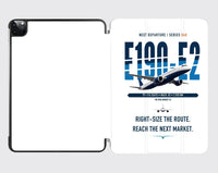 Thumbnail for Embraer E190-E2 design on white ipad tablet case