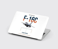 Thumbnail for F-16C Block 50 Clear The Way design on white MacBook case
