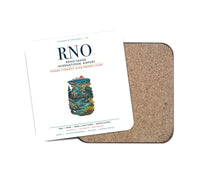 Thumbnail for Reno-Tahoe International Airport (RNO) design on white 1 piece coaster
