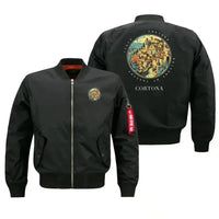 Thumbnail for CORTONA - Badge - Bomber Jacket - Black