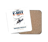 Thumbnail for Kaman K-1200 K-MAX design on white 1 piece coaster