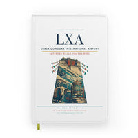 Thumbnail for Lhasa Gonggar International Airport (LXA) design on white notebook