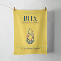 Thumbnail for Birmingham Airport (BHX) design on yellow towel