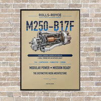 Thumbnail for M250-B17F vertical canvas print - framed - beige background
