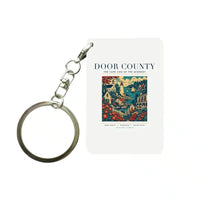 Thumbnail for DOOR COUNTY - Poster - Key Chain - White