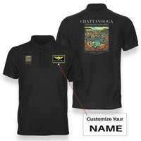 Thumbnail for CHATTANOOGA - Poster - Double-Side Polo - Black + Name