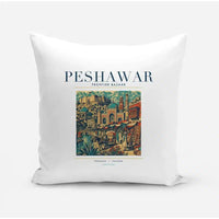 Thumbnail for PESHAWAR - Poster - Pillow - White