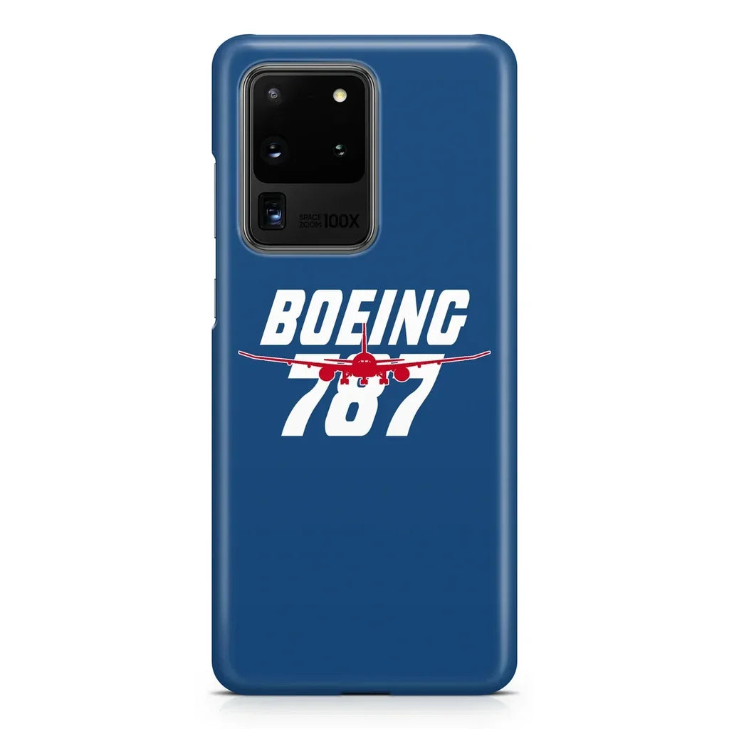 Amazing Boeing 787 Samsung Case - Blue