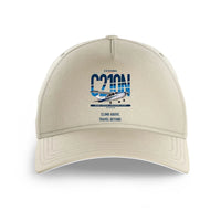 Thumbnail for Cessna T210N Centurion design on beige printed hat