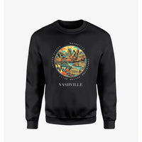 Thumbnail for NASHVILLE - Badge - Sweatshirt - Black