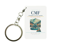 Thumbnail for Chambéry-Savoie Airport (CMF) design on white key chain