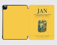 Thumbnail for Jackson–Medgar Wiley Evers International Airport (JAN) design on yellow ipad tablet case