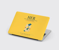Thumbnail for Heraklion International Airport Nikos Kazantzakis (HER) design on yellow MacBook case