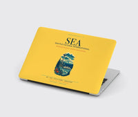 Thumbnail for Seattle-Tacoma International Airport (SEA) design on yellow MacBook case