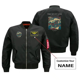 The Rivet Line Bomber Jacket