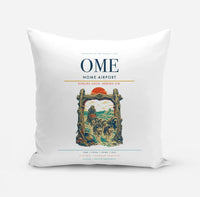 Thumbnail for Nome Airport (OME) design on white pillow