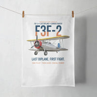 Thumbnail for F3F-2 Last Biplane First Fight design on white towel
