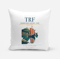Thumbnail for Sandefjord Airport, Torp (TRF) design on white pillow