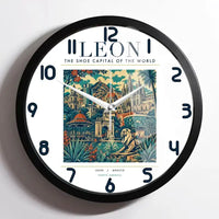 Thumbnail for LEON - Poster - Wall Clock Framed - White