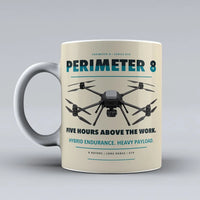 Thumbnail for Perimeter 8 Mug design on beige skyfront
