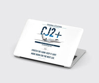 Thumbnail for Cessna Citation CJ2+ design on white MacBook case