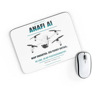 Thumbnail for Parrot ANAFI Ai design on white rectangle mouse pad