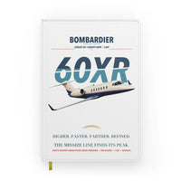 Thumbnail for Bombardier Learjet 60XR design on white notebook