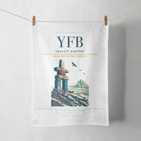 Thumbnail for Iqaluit Airport (YFB) design on white towel