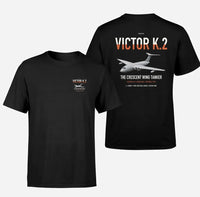 Thumbnail for Handley Page Victor K.2 design on black double-side t-shirt, double-side print